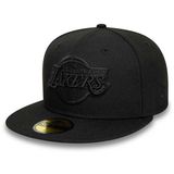 Šiltovka New Era 59Fifty NBA Essential Black On Black LA Lakers Black cap