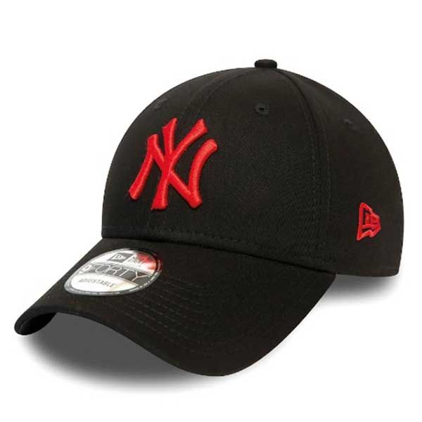 šiltovka New Era 9FORTY Essential NY Yankees Black Red Adjustable cap