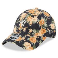 Dámska Šiltovka New Era 9Forty WMNS MLB Floral Cord NY Yankees Cap Black Orange