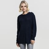 Dámsky sveter Urban Classics Ladies Basic Crew Sweater navy