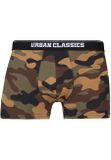 Urban Classics Organic Boxer Shorts 5-Pack wd camo+grn+blk+grey+sw camo