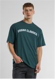 Urban Classics UC College Logo Tall Tee bottlegreen