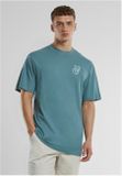 Urban Classics UC Shiny Logo Tall Tee dusty blue