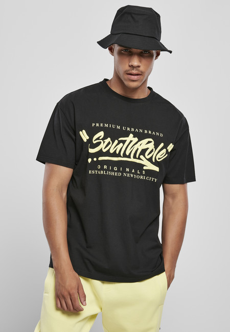 Southpole Short Sleeve Tee black - S