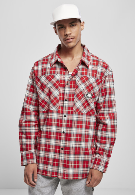 Southpole Spouthpole Checked Woven Shirt SP red - L