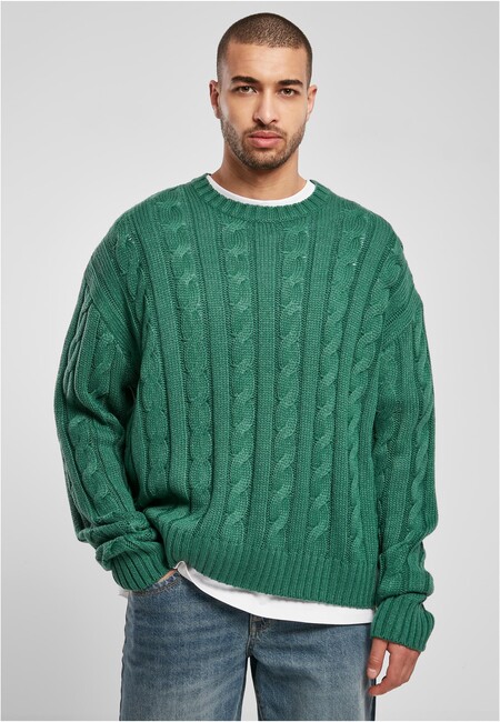 Urban Classics Boxy Sweater green - 4XL