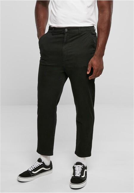 Urban Classics Cropped Chino Pants black - 34