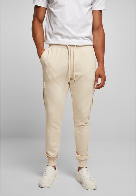 Urban Classics Fitted Cargo Sweatpants softseagrass - 3XL