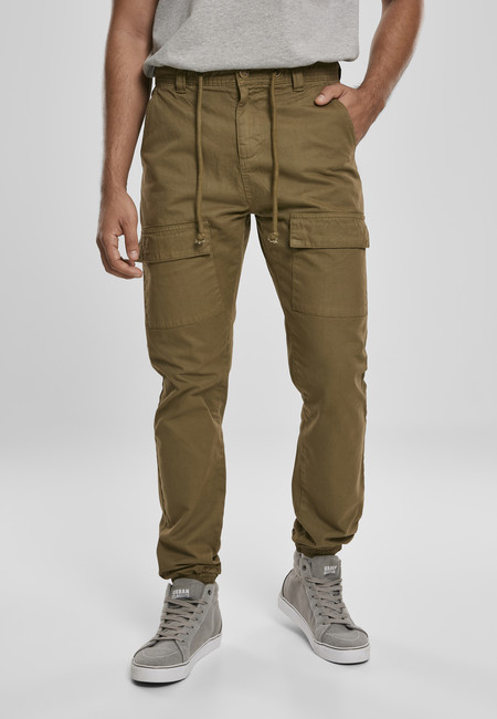 Urban Classics Front Pocket Cargo Jogging Pants summerolive - XL