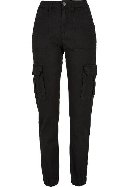 Urban Classics Ladies Cotton Twill Utility Pants black - 32