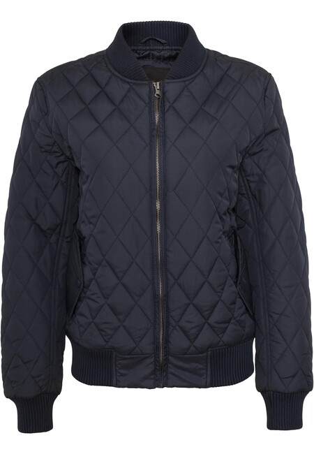 Urban Classics Ladies Diamond Quilt Nylon Jacket navy - XL