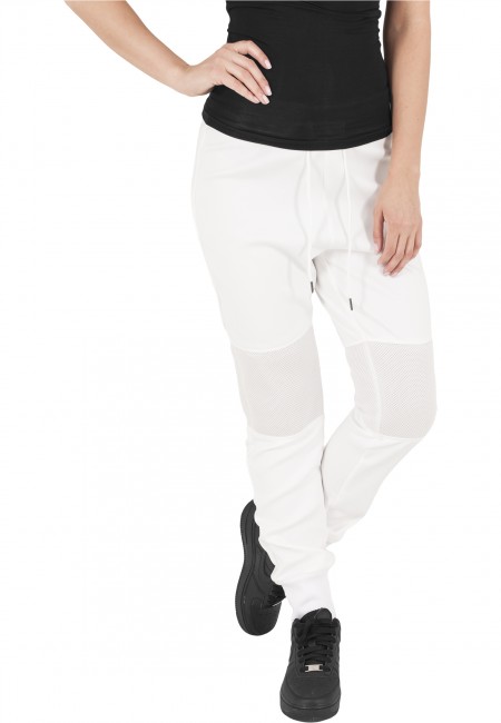 Obrázok Urban Classics Ladies Scuba Mesh Jogging Pants offwhite - L